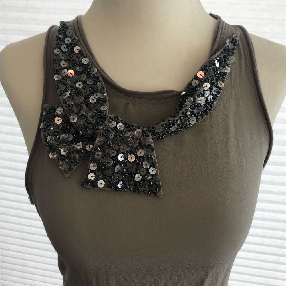 Silk Beaded Top